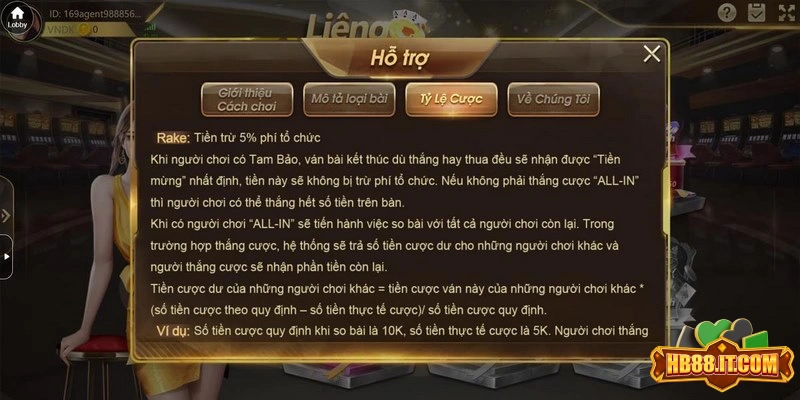 Quy luật chơi liêng tại nhà cái hb88